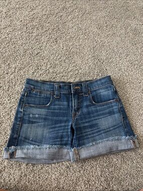 Jcrew Women's Denim Roll-Cuff Shorts